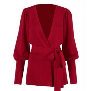 Cabi red sweater NWT